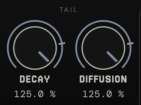 the TAIL section: DECAY and DIFFUSION